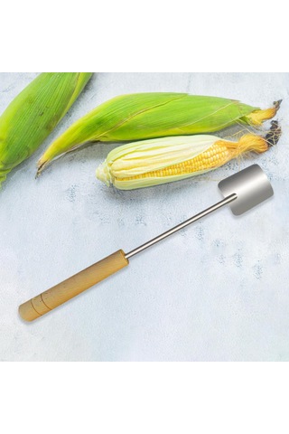 Homyl Manuel Mısır Soyucu Mutfak Aletleri Restoranlar Barbekü Ahşap Saplı