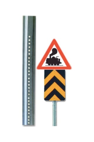 Omega Levha Direği 3.Mt (3.Mm Galv.Sac)