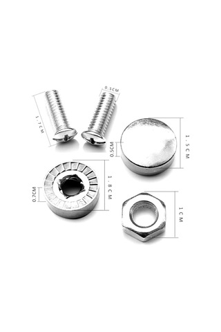 Cbtx 10 Takım Hırsızlığa Karşı Vidalar Araba Plaka Cıvataları Çerçeve Vidaları