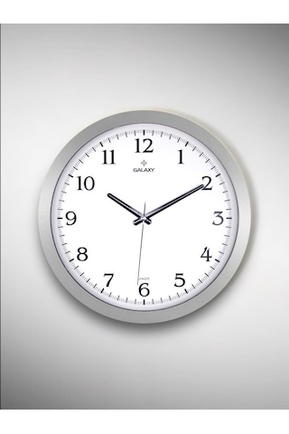 Galaxy 1964-k Serisi Lüx Premium Klasik Ofis Ve Duvar Saati 35 Cm Gri