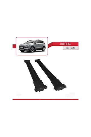 Ford Kuga 2013-2018 Arası Fly Model Ara Atkı Tavan Barı Siyah