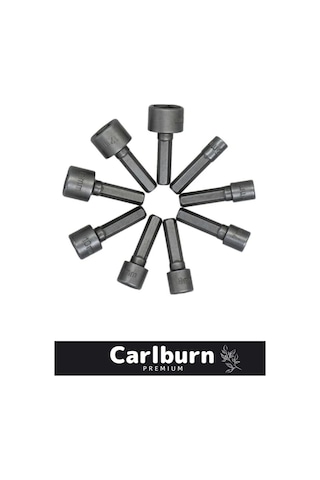 Premium Titanyum Kaplama Uzun Ömürlü Aşınma Karşıtı Koruma 9 Parça Manyetik Somun Adaptörü Seti