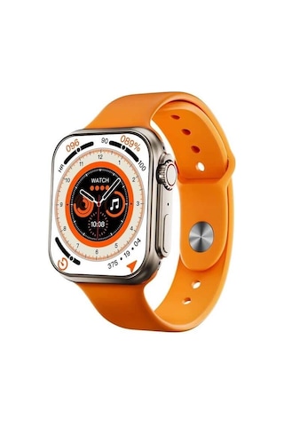 Akıllı Saat Aksesuarları Gs Ultra 8 Max 45mm Kordon Kilitli Watch 8 Ultra 2.08 Ekran Akıllı Saat - Konuşma Özellikli