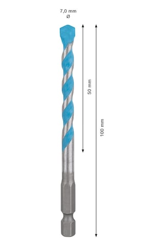 Bosch Expert Hex-9 Multiconstruction Delme Ucu 7 X 50 X 100 Mm - 2608900579