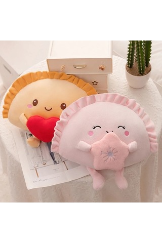 Zyzqstore 35 Cm Kawaii Hamur Yastık - Renkli Çocuk Yastık - Çocuklar İçin Mutfak Oyunu Çok Renkli