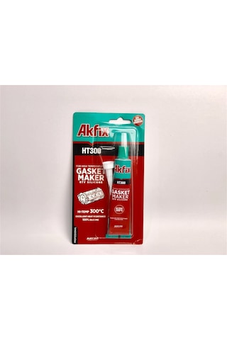 Akfix Ht300 Sıvı Conta Yüksek Isı Silikonu Kırmızı 50 Gr