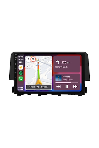 Honda Civic Fc5 Android Multimedya Sistemi 2016-2021 Crv4146xp