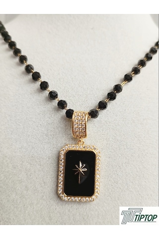 Kutup Yıldızı Model Gold Renk Kolye Gold