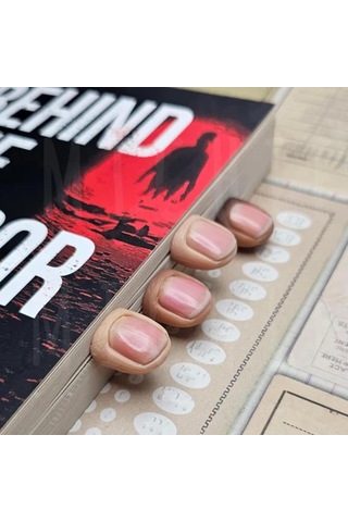 3 Adet Gerçekçi Parmak Kitap Ayracı 3d Halloween Kağıt Klips Seti