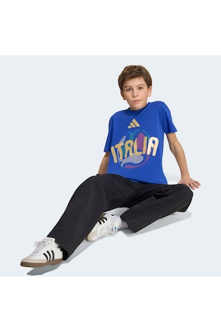 Adidas Ita Olp Çocuk Mavi T-shirt Jz8870