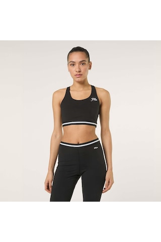 Fila Faw1289.80010 Lunata Graphic Taped Kadın Sporcu Sütyeni Siyah