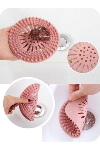 3 Adet Büyük Boy Mutfak Banyo Lavabo Gider Tıkacı Süzgeç Silikon Diğer