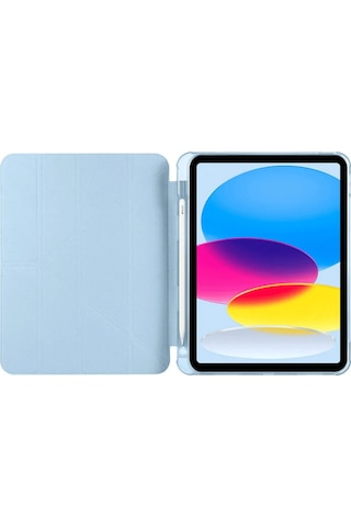 İpad 2022 10.9 10.nesil Kılıf Kalemlikli Mars Tablet Kılıfı - Mavi Diğer