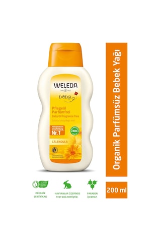Weleda Baby Calendula Bebek Yağı 200 ML