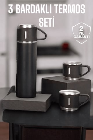 500 Ml Kapasiteli Taşınabilir Basınçlı Termos Seti Günlük Kullanım İçin İdeal Renkli