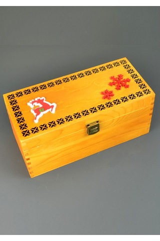 Yılbaşı Temalı Hediye Kutusu