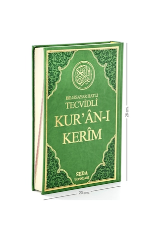 Tecvidli Kuranı Kerim - Bilgisayar Hatlı - Rahle Boy - Seda Yayın