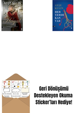Hayal + Her Yerde Kan Var Ciltli + Okuma Sticker'ları