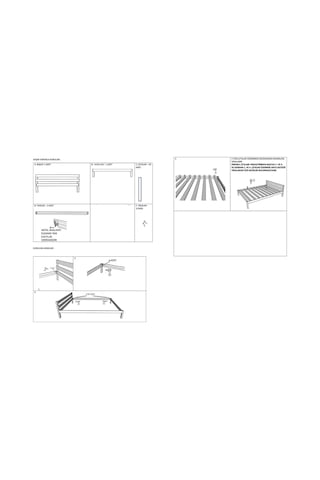 Doğal Masif Ahşap Trend Karyola + 2 Adet Simple Yatak Kenarı Rafı Hediyeli 120x200