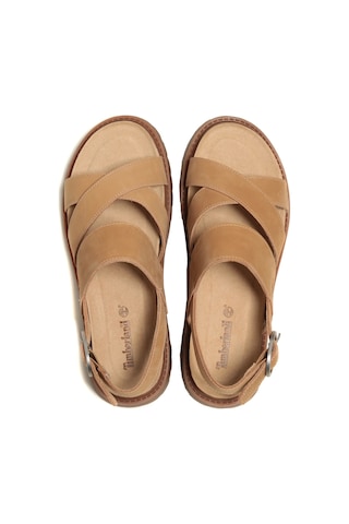 B0a61t4en31-r Timberland Backstrap Sandal Kadın Sandalet Kahve B0a61t4en31-r Kahverengi