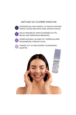 Natexia Yaşlanma Karşıtı Ve Aydınlatıcı Anti-age Güneş Koruyucu Losyon SPF50+ 100 Ml