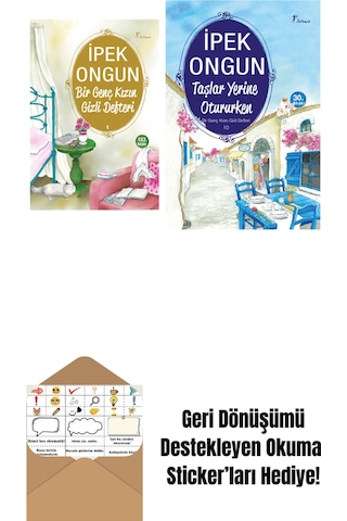 Bir Genç Kızın Gizli Defteri 1 + Taşlar Yerine Otururken + Okuma Sticker'ları