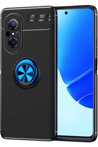 Zore Huawei Nova 9 Se Kılıf Msra Ravel Silikon Kapak - Siyah-mavi Siyah-Mavi