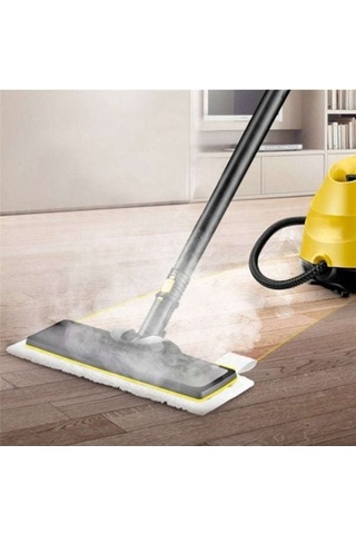 Yifomall Karcher Sc1/sc2/sc4/sc5 Buharlı Fırça İçin Beyaz Mop Kılıfı - 8'li Set