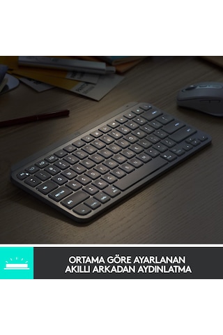 Mını Mınımalıst Kablosuz Bluetooth Aydınlatmalı Q Tr Klavye Siyah 920-010504