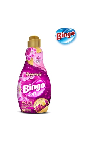 Bingo Soft Konsantre Çamaşır Yumuşatıcısı Begonvil 6 x 1440 ML
