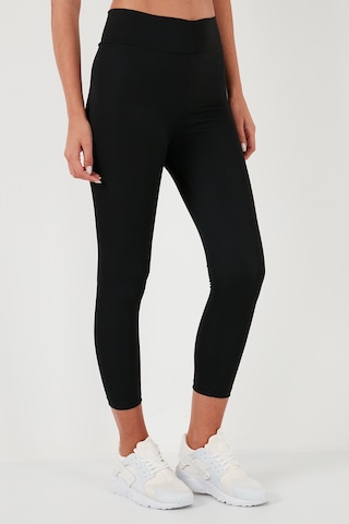 Lela Yüksek Bel Toparlayıcı Slim Fit Esnek Bayan Tayt 5865659 Siyah