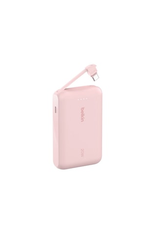 Belkin Boostcharge Powerbank, Type-c Kablolu 10k Pd 20w, Pembe