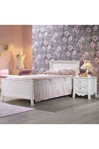 Meltem Kids Dream Genç Odası Amortisörlü Bazalı Tek Kişilik Karyola 100x200 cm