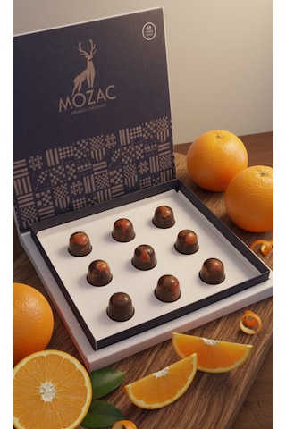 Mozac Portakal Dolgulu Bolu Çikolatası 124 Gr Spirit Of Orange