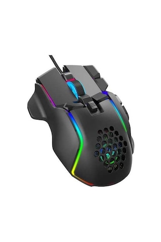 Novahub Hxsj S700 Rgb Oyun Faresi - 10 Tuşlu, 12800 Dpı, 20m Tıklama Ömrü 001