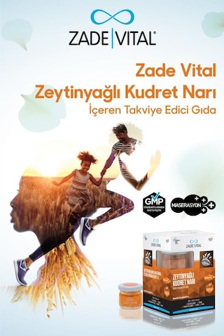 Zade Vital Kudret Narı Zeytınyaglı 20Ml X 8 - Cam Kavanoz