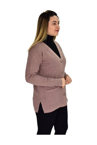 Kadın Cepli Triko Hırka Bgl-st03349 001