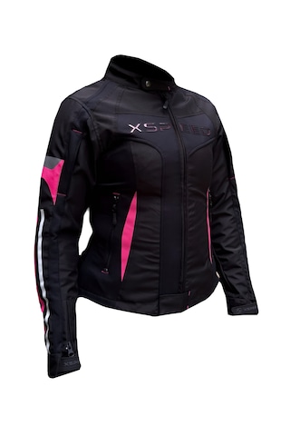 Xspeed Hera 4 Mevsimlik Korumalı Kadın Motosiklet Montu Pembe