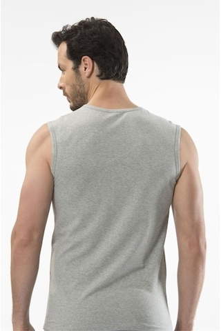 Cacharel 1304 Spor Erkek V Yaka - Gri Melanj