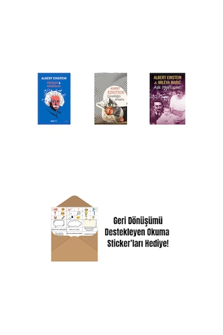 Fikirler Ve Görüşler + Göreliliğin Anlamı + Aşk Mektupları + Okuma Sticker'ları