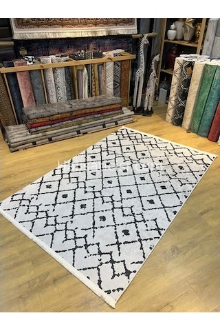 Salerno Çamaşır Makinesinde Yıkanabilir Kilim Halı Hs1030 Çok Renkli