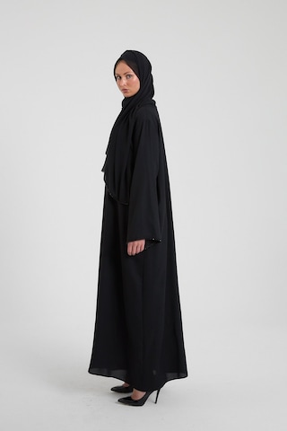 Şakika Kadın Jawhara Abaya Ferace & Şal - Standart Beden & Farklı Boy Siyah