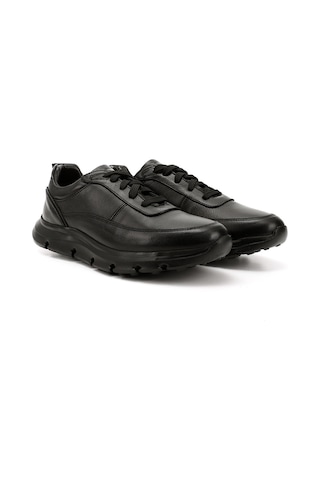 Gönderi(R) Erkek Siyah Bağcıklı Hakiki Deri Sneaker Ddma83531540 Siyah