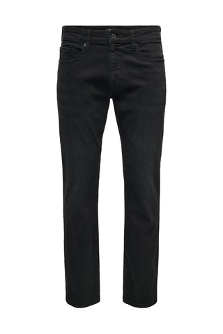 Only & Sons Slim Fit Jeans Onsweft Orta Bel Slim Fit Jeans Siyah