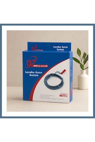 Buradabulabilirsin 8 M Spiral Esnek Yay Lavabo Gider Açıcı Bbz