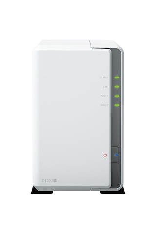 Synology DS223J 2 Yuvalı Diskstation Nas Depolama Ünitesi