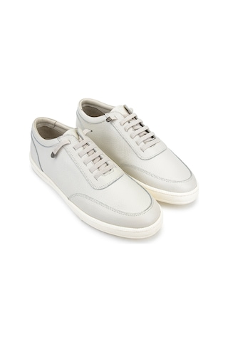 Tamer Tanca Erkek Hakiki Deri Beyaz Sneakers & Spor Ayakkabı 1212 2503 Erk Ayk Y26 Beyaz