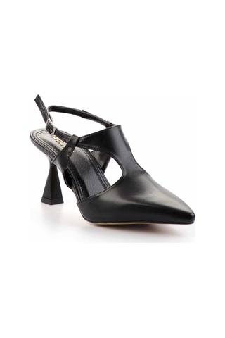 Siyah Kadın Klasik Topuklu Ayakkabı K01188206209 Siyah