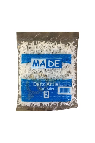 Made Düz Derz Artısı 3 Mm. - 500 Adet