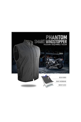 The Biker Jeans Phantom Smart Windstopper Rüzgar Geçirmez Yelek
